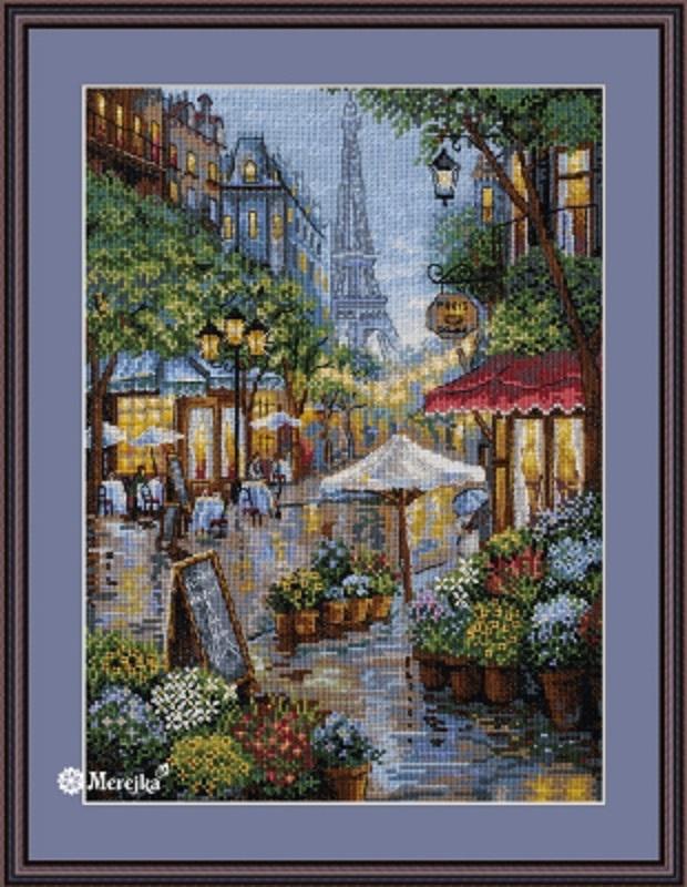 Rainy Paris - Merejka - Counted Cross Stitch Kit - MK162