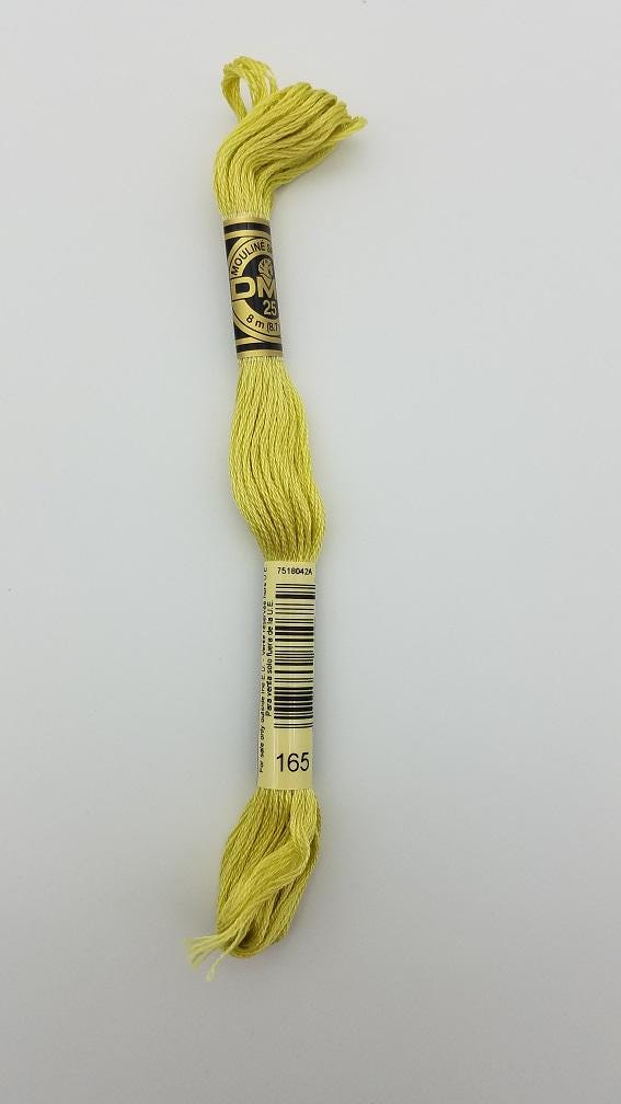 DMC 165 - 6-Strand Floss - Moss Green Very Light