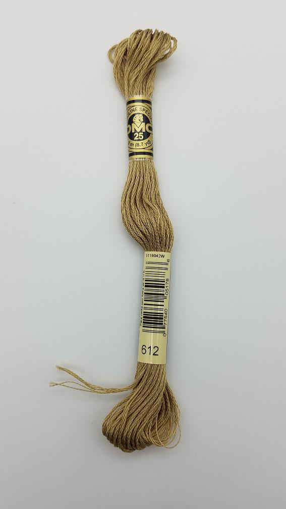 DMC 612 - 6-Strand Floss - Drab Brown Light