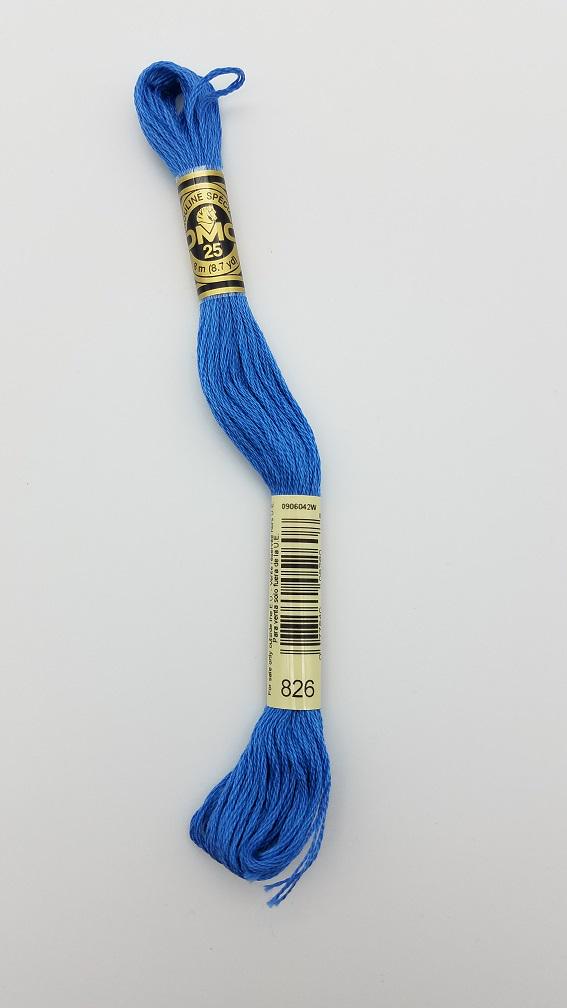 DMC 826 - 6-Strand Floss - Blue Medium