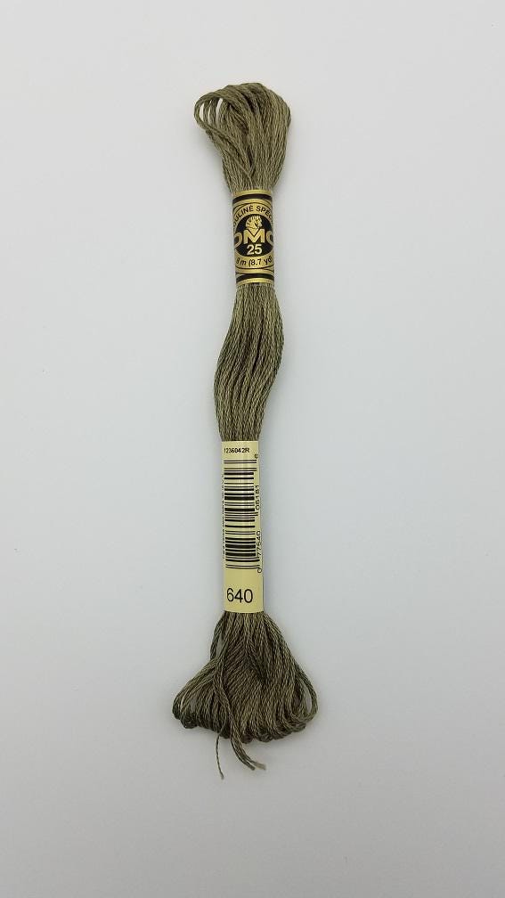 DMC 640 - 6-Strand Floss - Beige Gray Very Dark