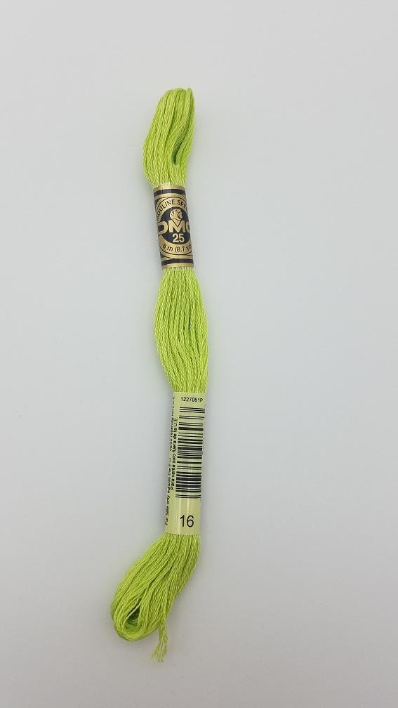 DMC 16 - 6-Strand Floss - Light Chartreuse