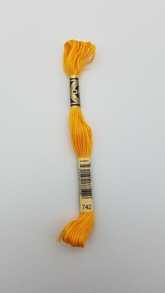 DMC 742 - 6-Strand Floss - Tangerine Light