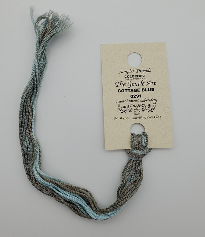 Cottage Blue - Gentle Art Sampler Hand-Dyed Floss - 0291
