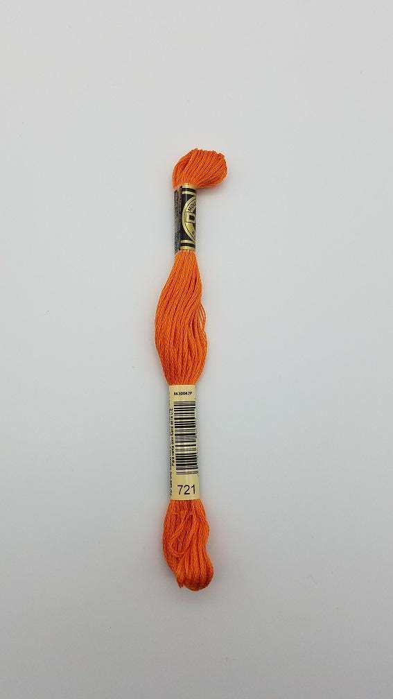 DMC 721 - 6-Strand Floss - Spice Orange Medium