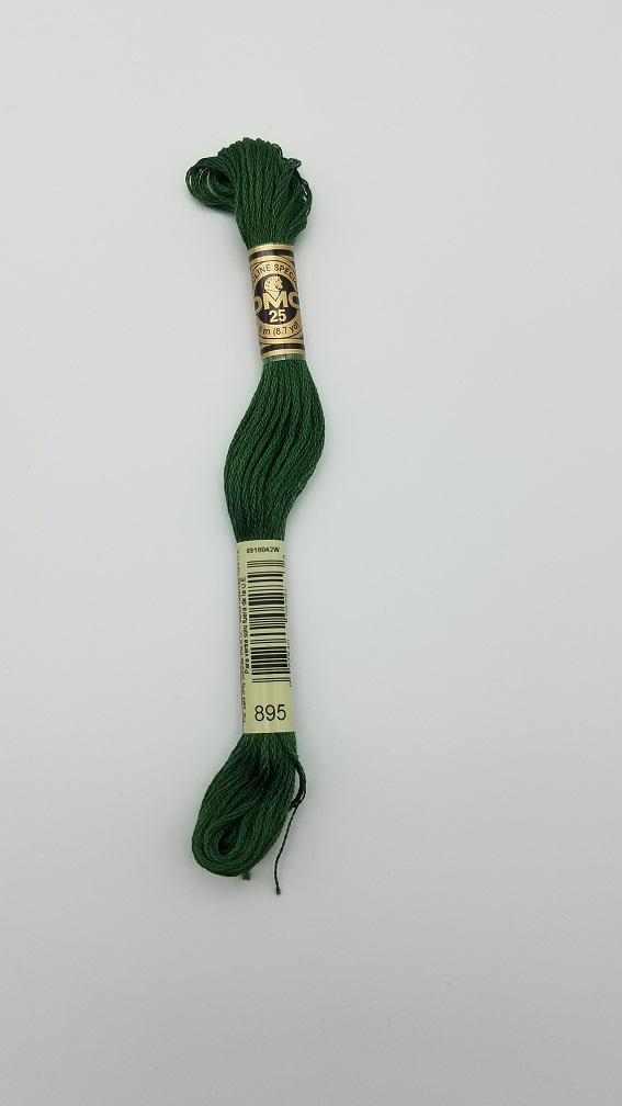 DMC 895 - 6-Strand Floss - Hunter Green Very Dark