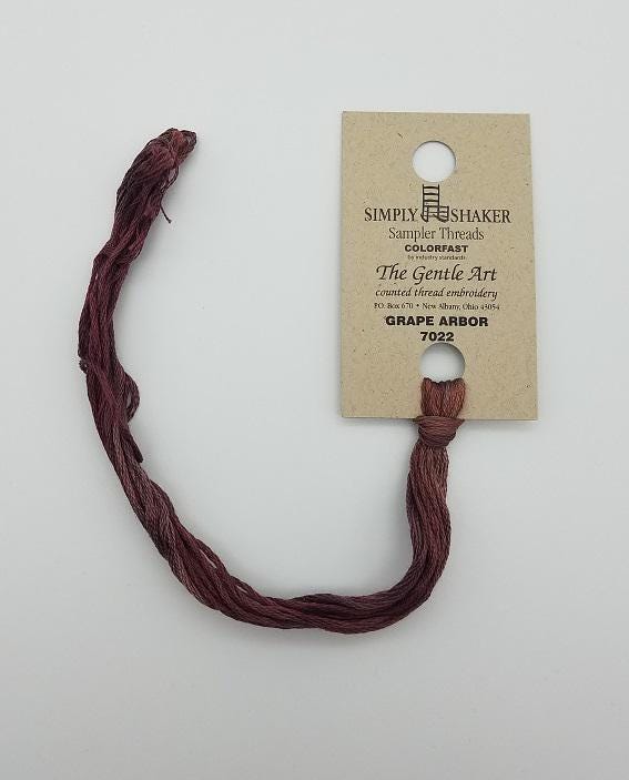 Grape Arbor - Gentle Art Simply Shaker Hand-Dyed Floss - 7022