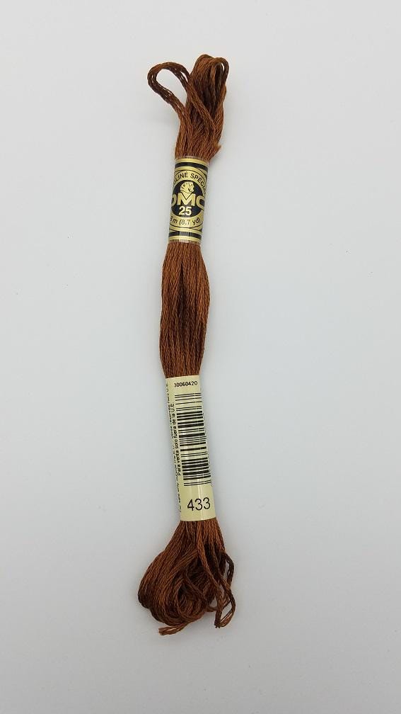 DMC 433 - 6-Strand Floss - Brown Medium