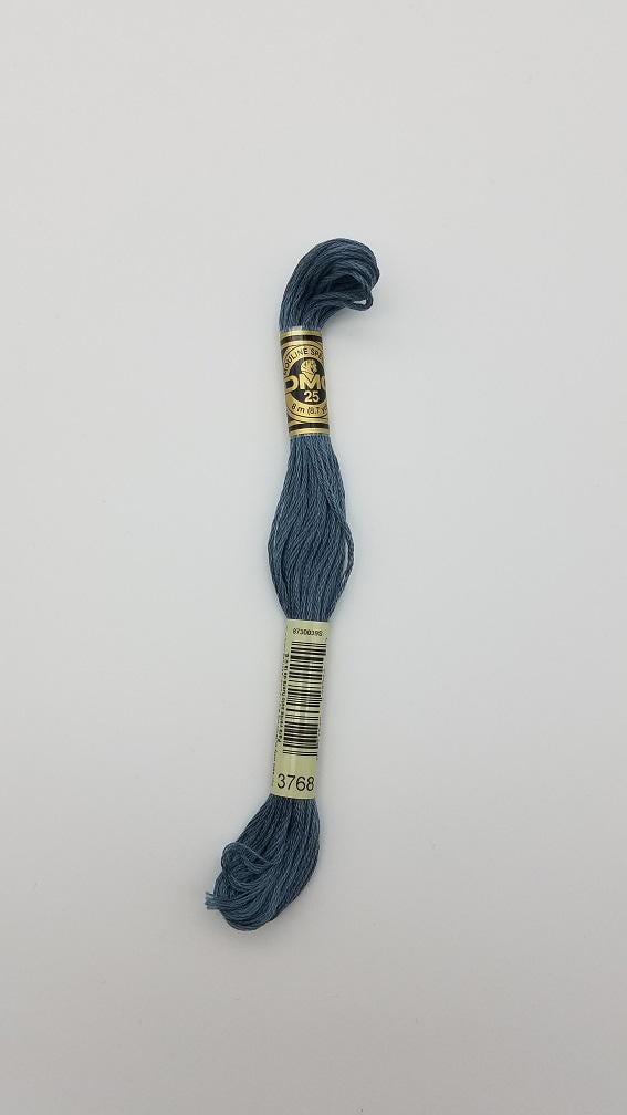 DMC 3768 - 6-Strand Floss - Gray Green Dark