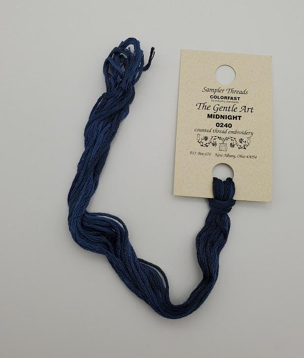 Midnight - Gentle Art Sampler Hand-Dyed Floss - 0240