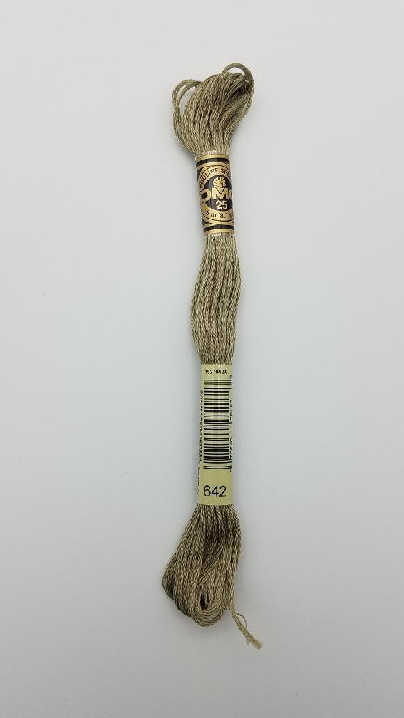 DMC 642 - 6-Strand Floss - Beige Gray Dark