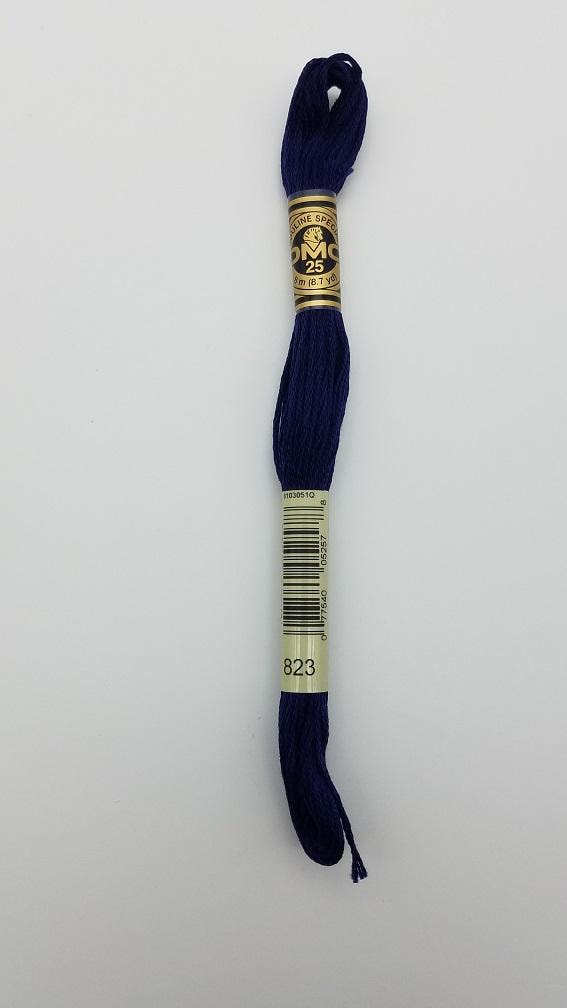 DMC 823 - 6-Strand Floss - Navy Blue Dark