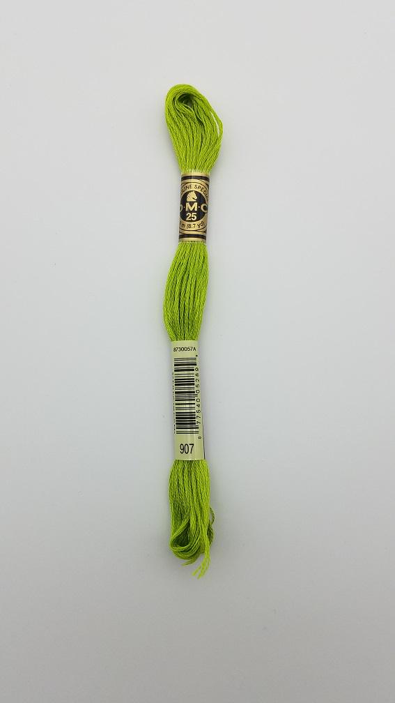 DMC 907 - 6-Strand Floss - Parrot Green Light