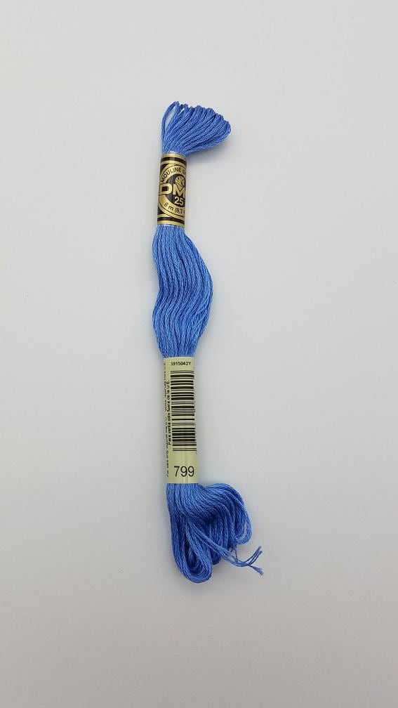 DMC 799 - 6-Strand Floss - Delft Blue Medium