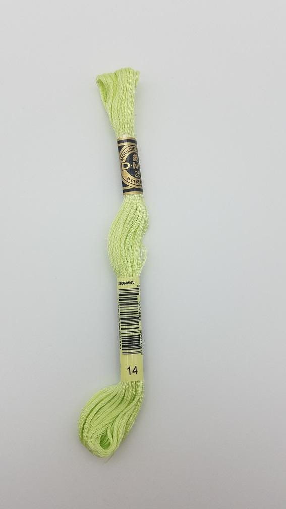 DMC 14 - 6-Strand Floss - Pale Apple Green