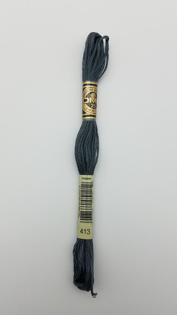 DMC 413 - 6-Strand Floss - Pewter Grey Dark