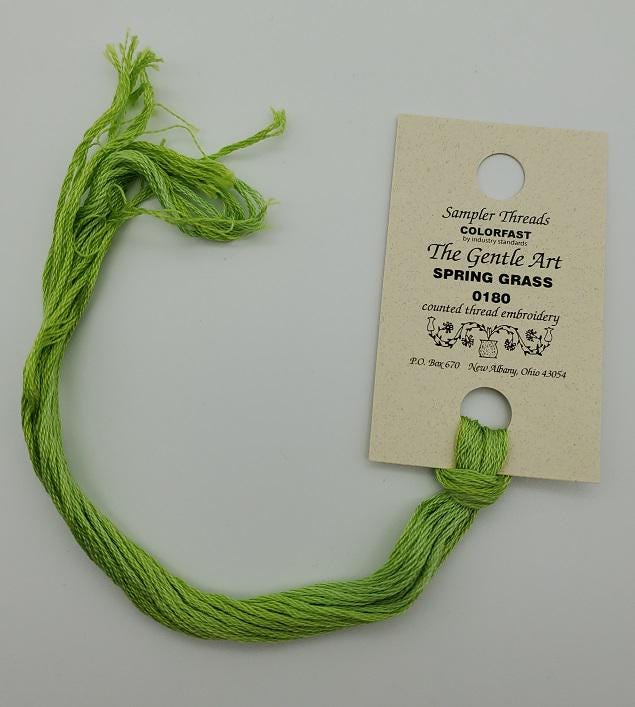 Spring Grass - Gentle Art Sampler Hand-Dyed Floss - 0180