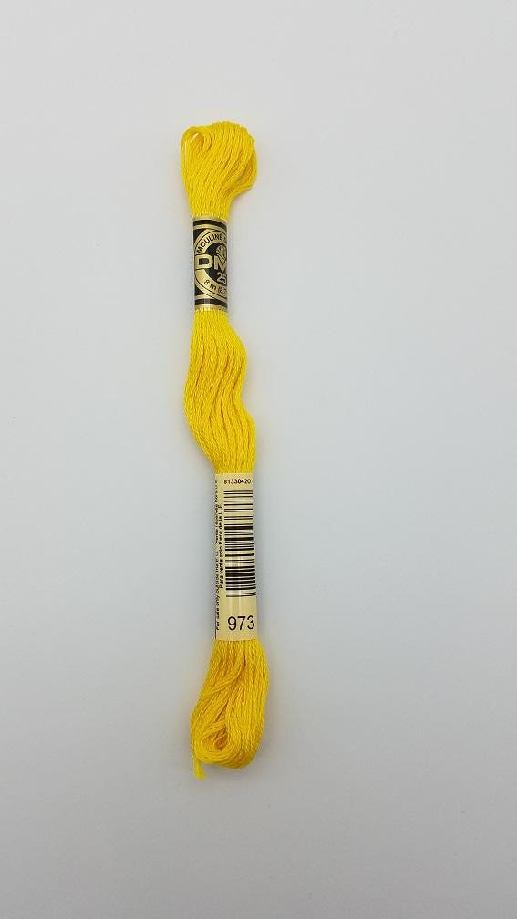 DMC 973 - 6-Strand Floss - Bright Canary
