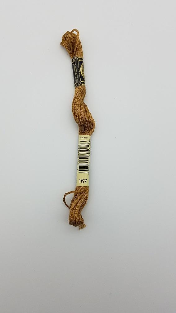 DMC 167 - 6-Strand Floss - Yellow Beige Very Dark