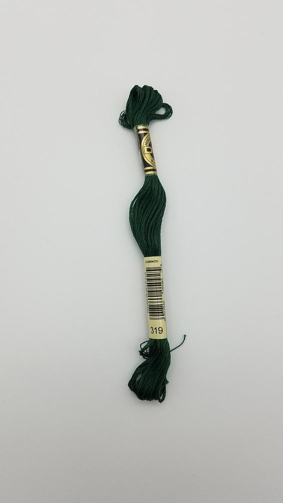 DMC 319 - 6-Strand Floss - Pistachio Green Very Dark