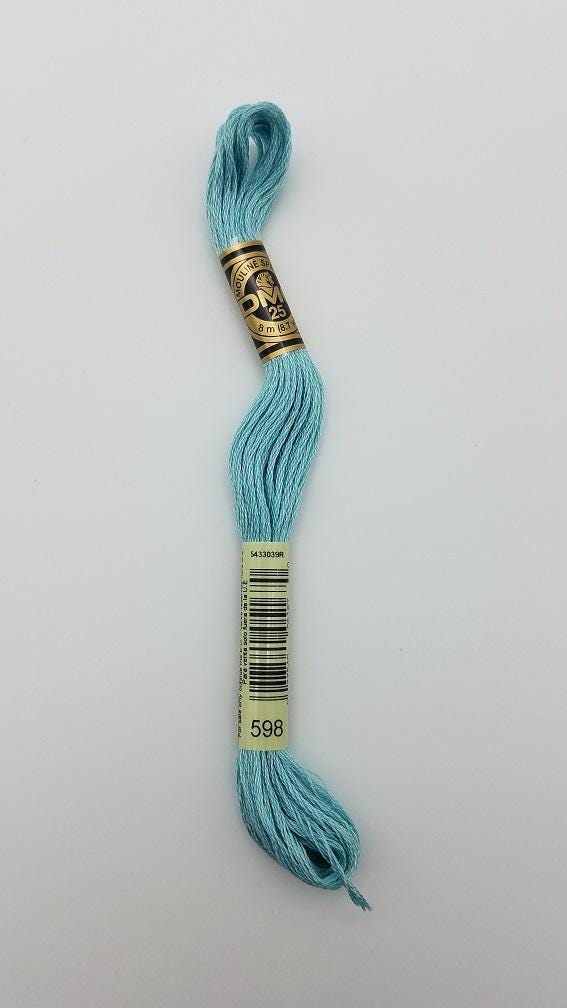 DMC 598 - 6-Strand Floss - Turquoise Light