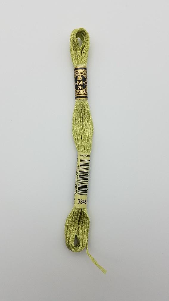 DMC 3348 - 6-Strand Floss - Yellow Green Light