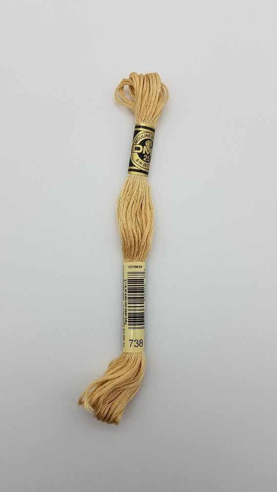 DMC 738 - 6-Strand Floss - Tan Very Light