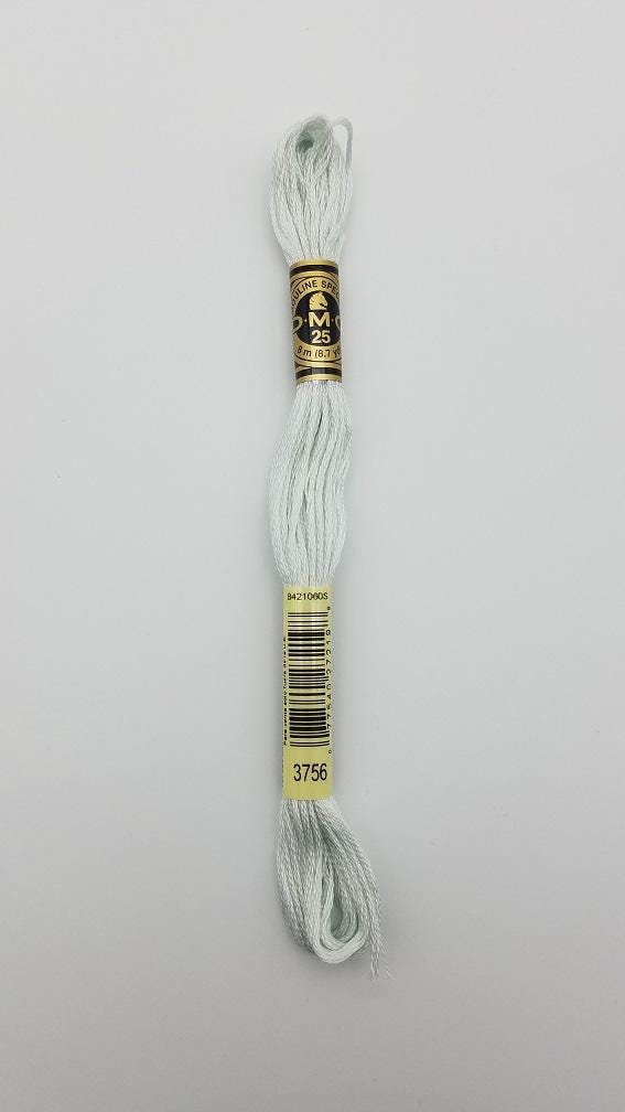 DMC 3756 - 6-Strand Floss - Baby Blue Ultra Very Light