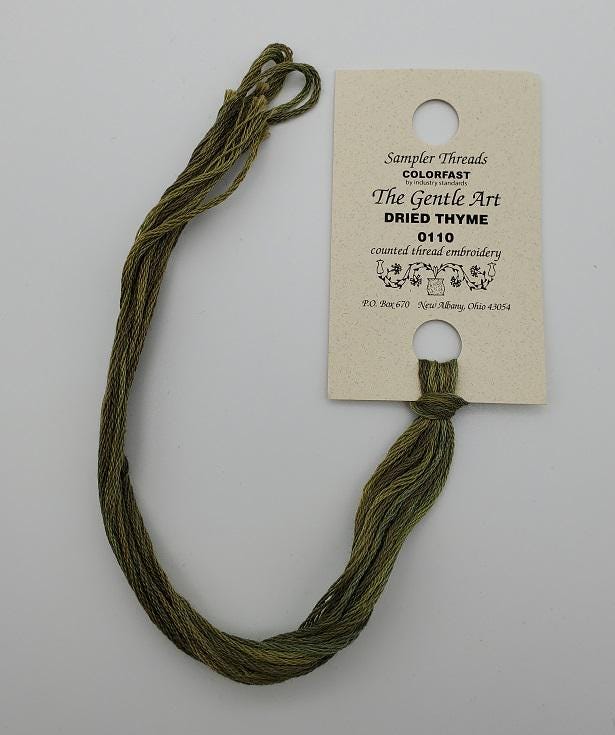Dried Thyme - Gentle Art Sampler Hand-Dyed Floss - 0110