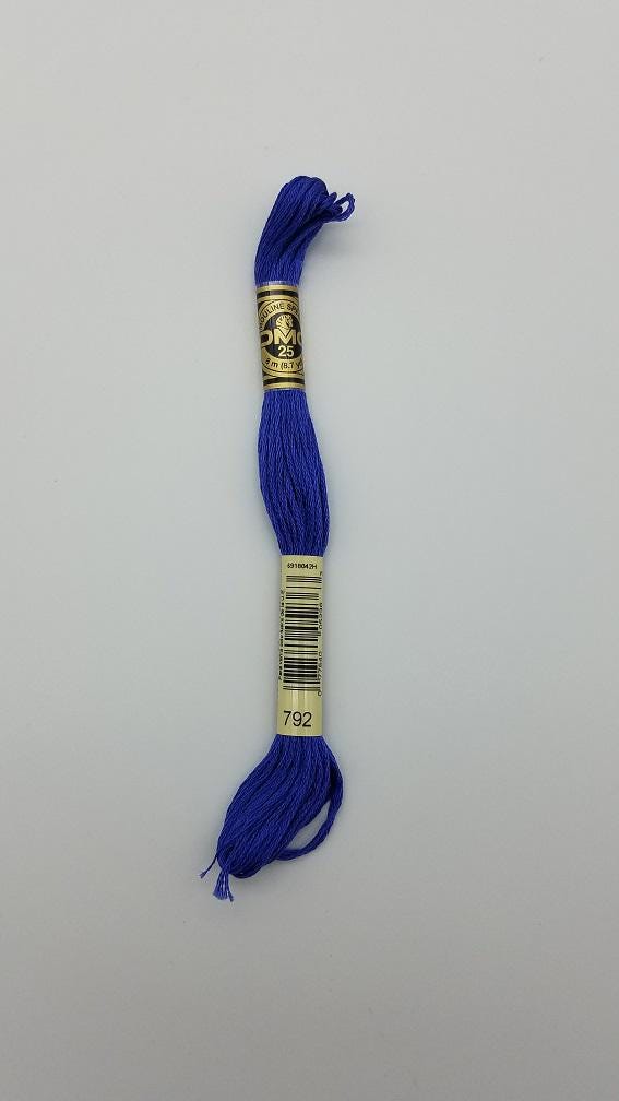 DMC 792 - 6-Strand Floss - Cornflower Blue Dark