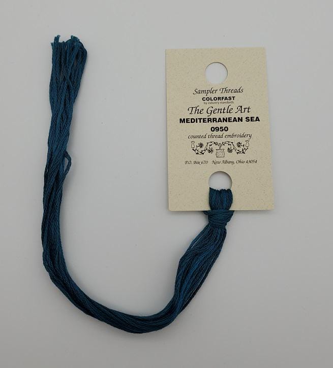 Mediterranean Sea - Gentle Art Sampler Hand-Dyed Floss - 0950