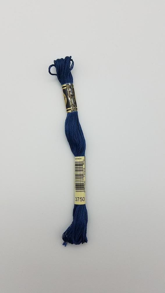 DMC 3750 - 6-Strand Floss - Antique Blue Very Dark