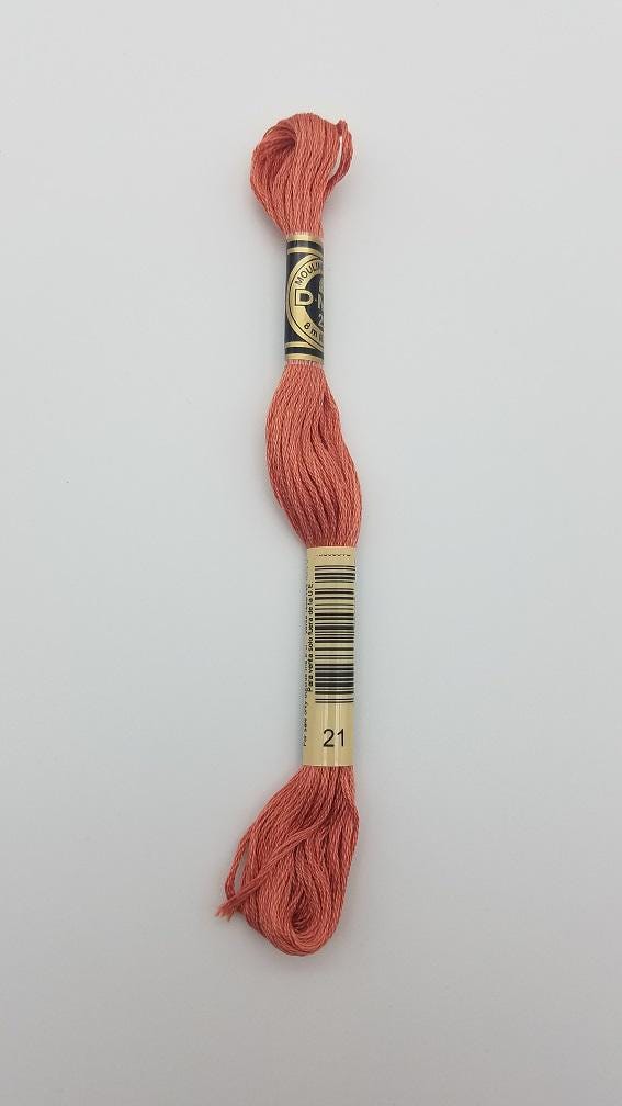 DMC 21 - 6-Strand Floss - Light Alizarin