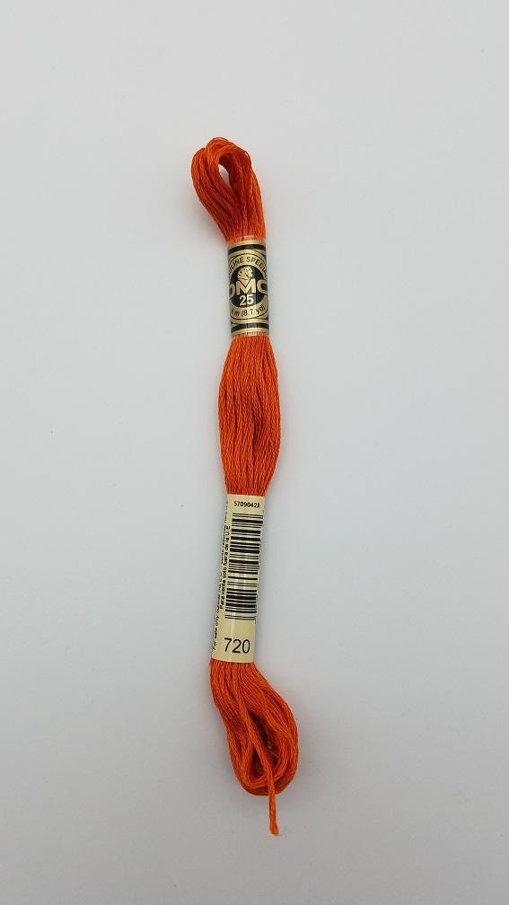 DMC 720 - 6-Strand Floss - Spice Orange Dark