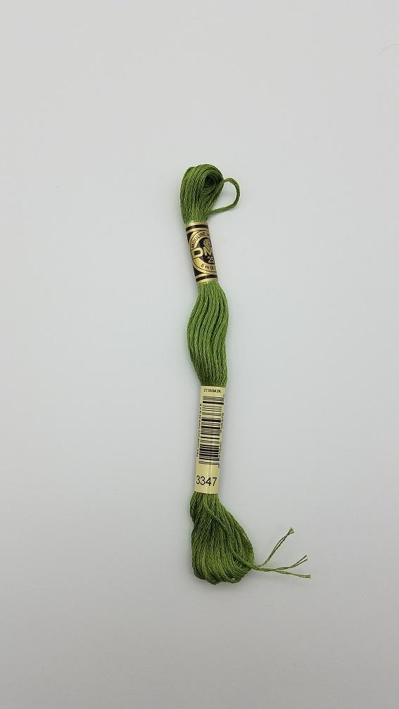DMC 3347 - 6-Strand Floss - Yellow Green Medium