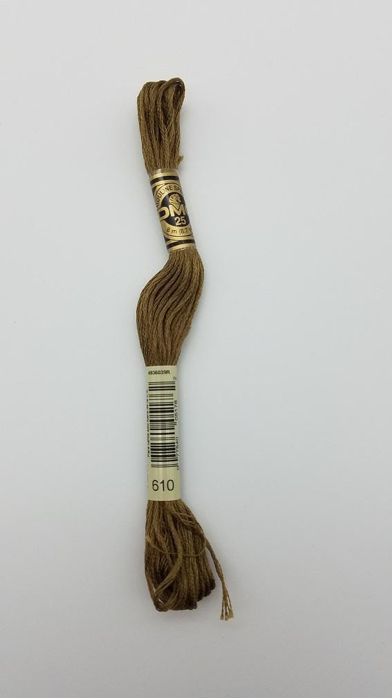 DMC 610 - 6-Strand Floss - Drab Brown Dark