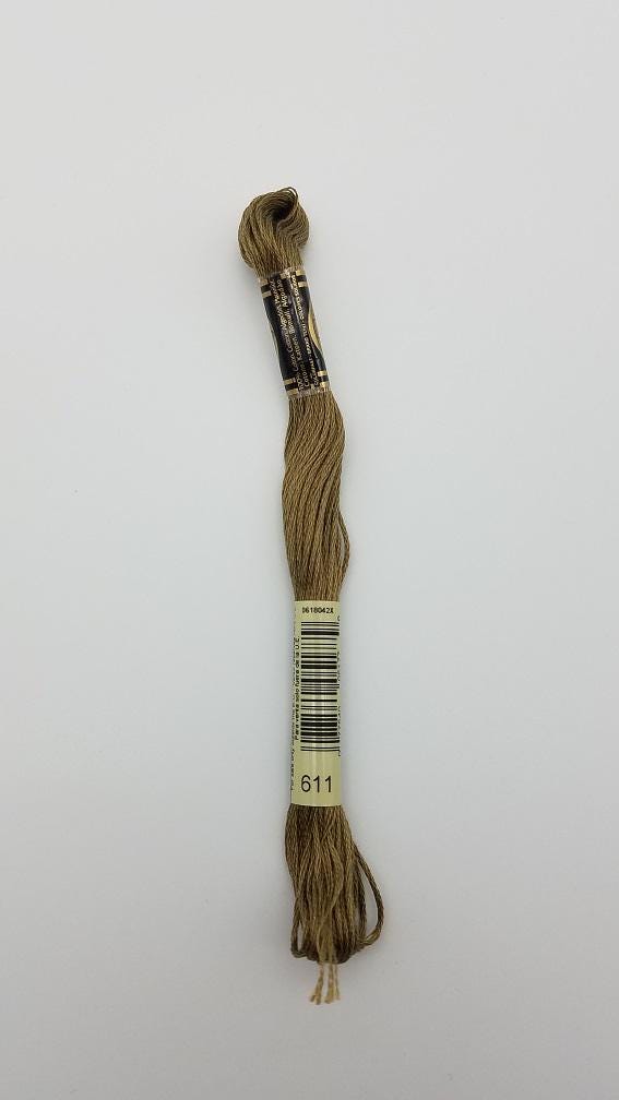 DMC 611 - 6-Strand Floss - Drab Brown