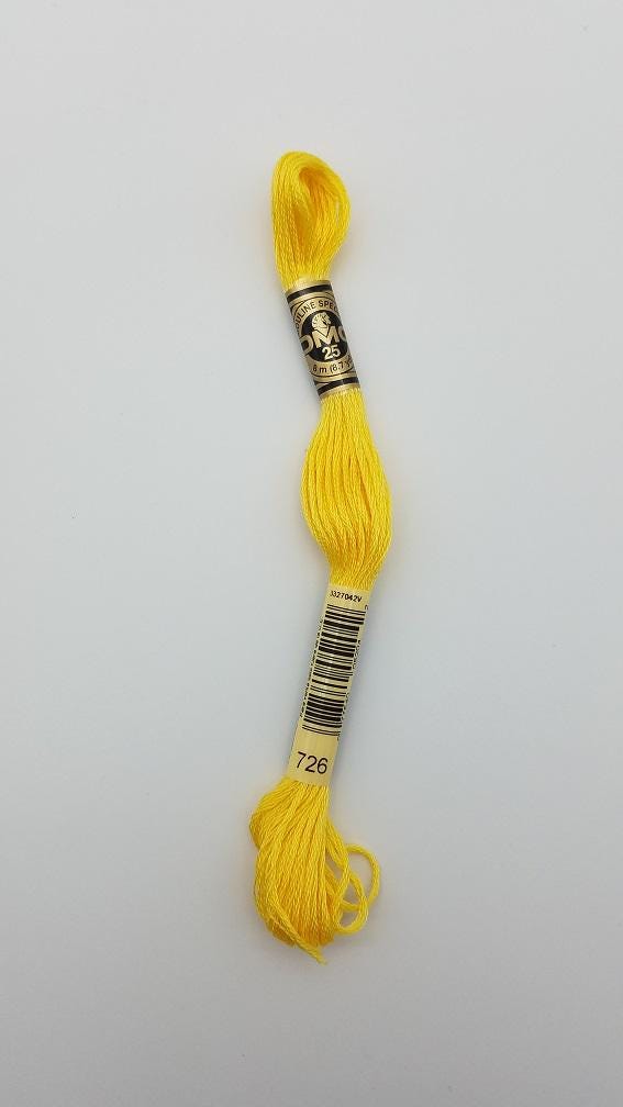 DMC 726 - 6-Strand Floss - Topaz Light