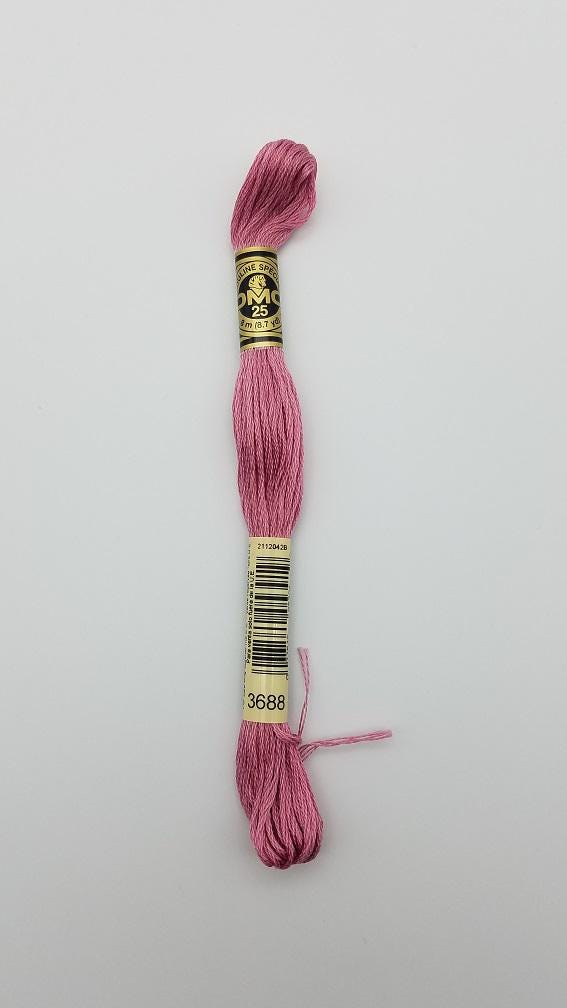 DMC 3688 - 6-Strand Floss - Mauve Medium