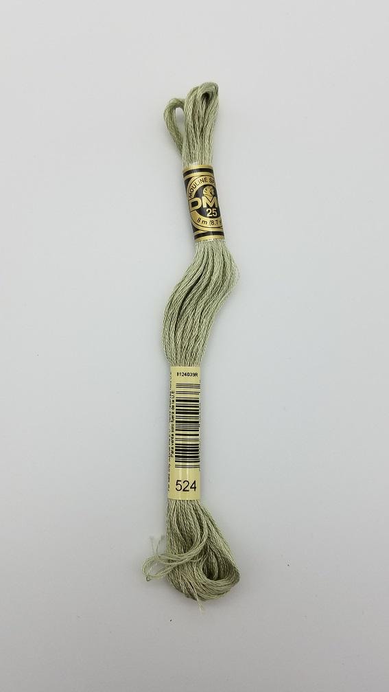 DMC 524 - 6-Strand Floss - Fern Green Very Light
