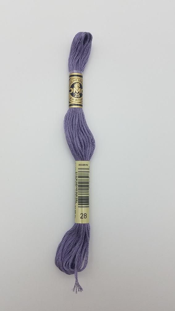 DMC 28 - 6-Strand Floss - Medium Light Eggplant