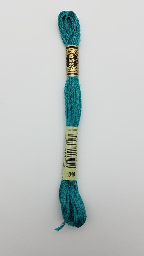 DMC 3848 - 6-Strand Floss - Teal Green Medium