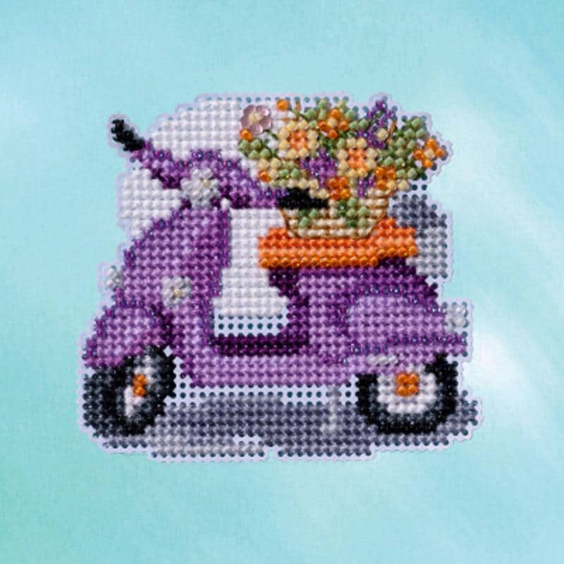 Scooter - Mill Hill Spring Bouquet - Cross Stitch Kit - MH18-2313