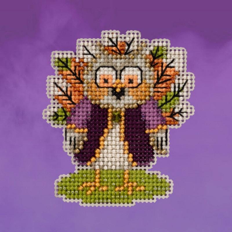 Turkey Owl - Mill Hill - Autumn Harvest - Cross Stitch Kit - MH18-2323