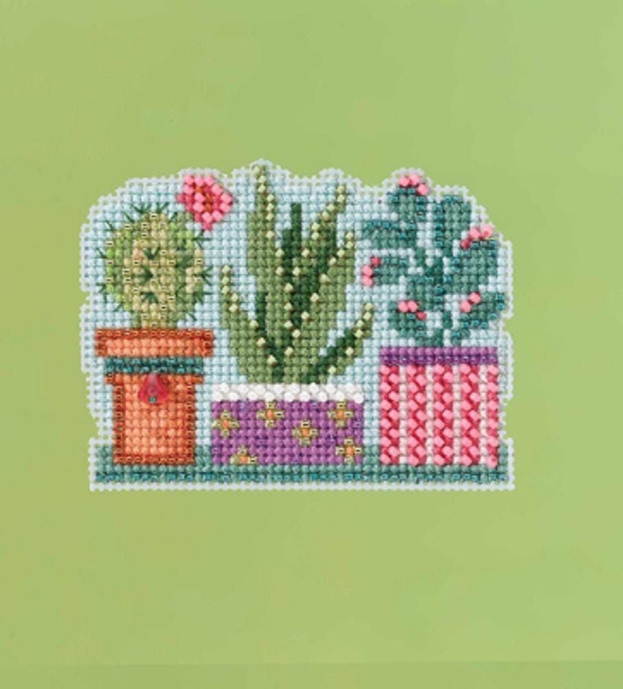 Succulents - Mill Hill - Spring Bouquet - Cross Stitch Kit - MH18-2212