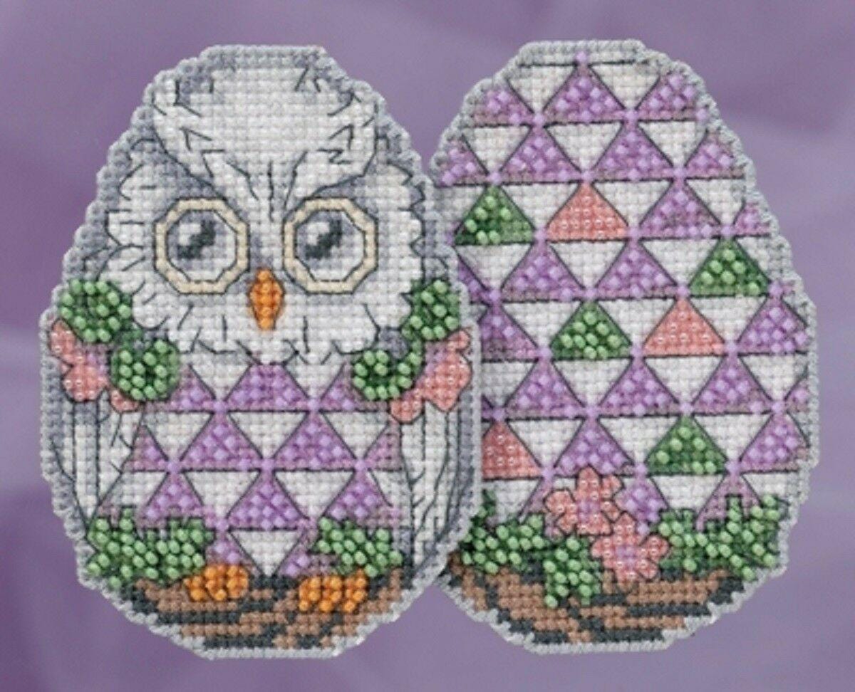 Mill Hill - Jim Shore - Owl Egg - Beaded Cross Stitch Kit - JS18-1814
