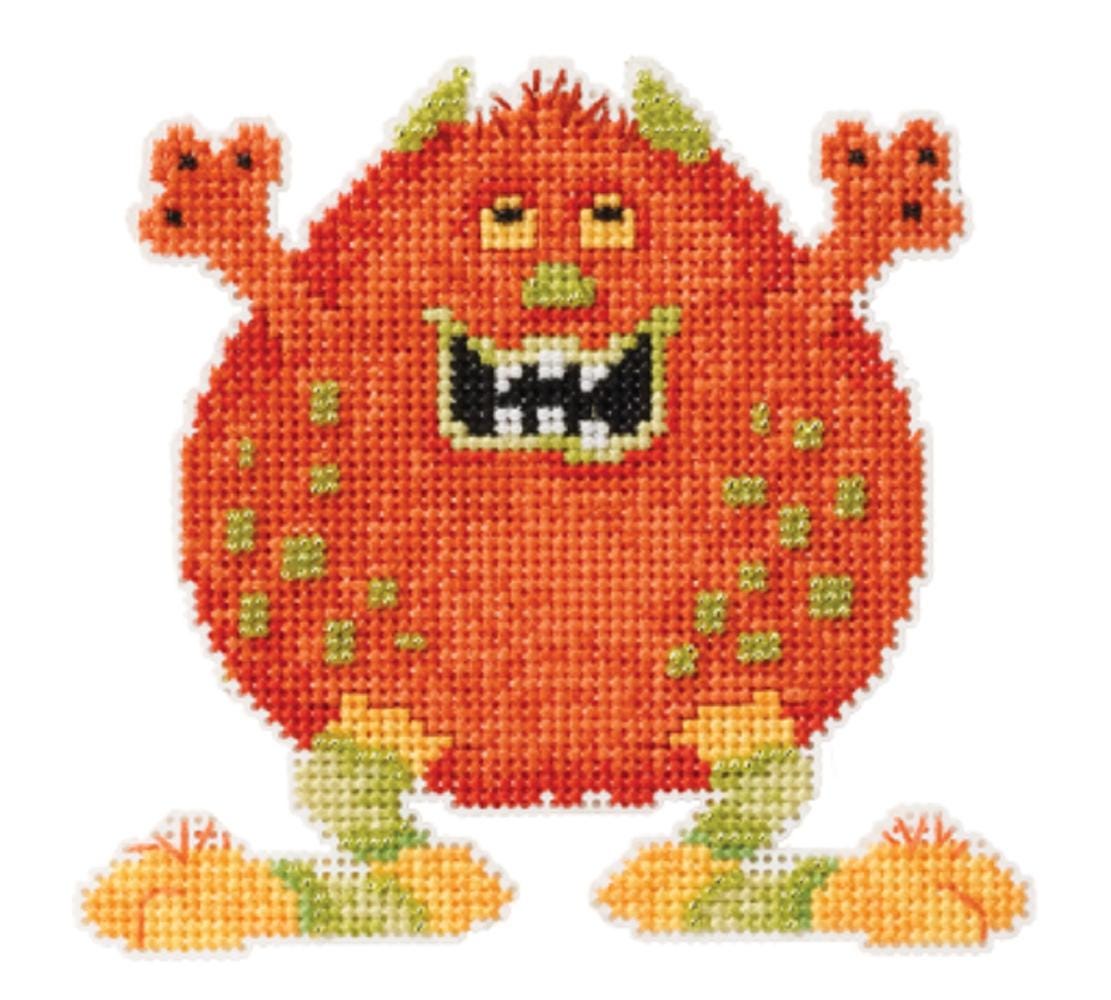 Roly Poly - Mill Hill - Little Monsters Trilogy - Cross Stitch Kit - MH19-1621