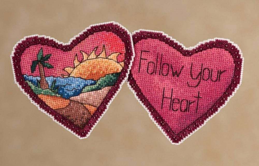 Follow Your Heart - Mill Hill Sticks - Cross Stitch Kit - ST14-2112