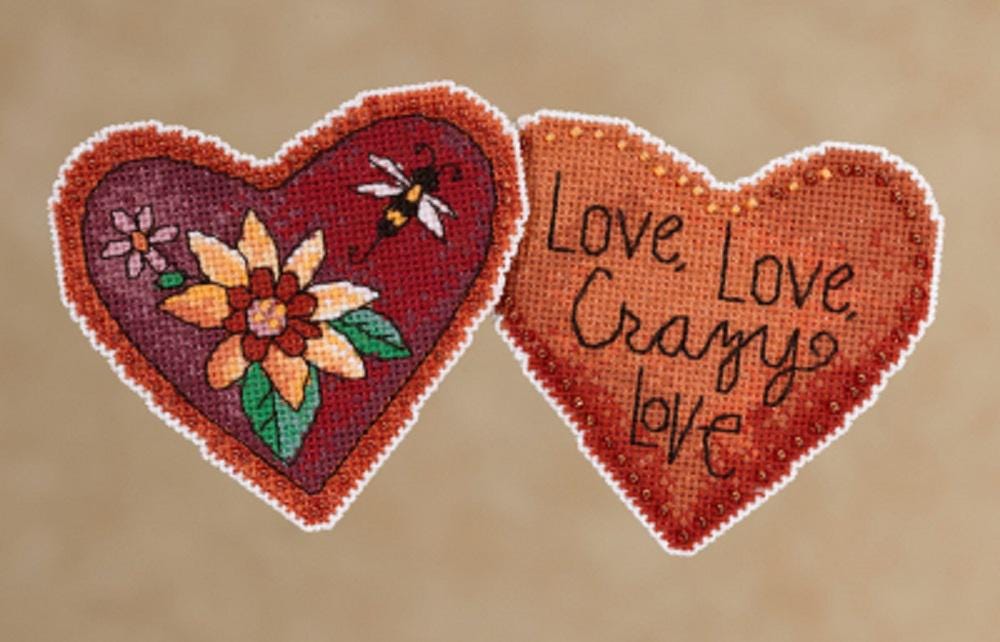 Crazy Love - Mill Hill Sticks - Cross Stitch Kit - ST14-2115