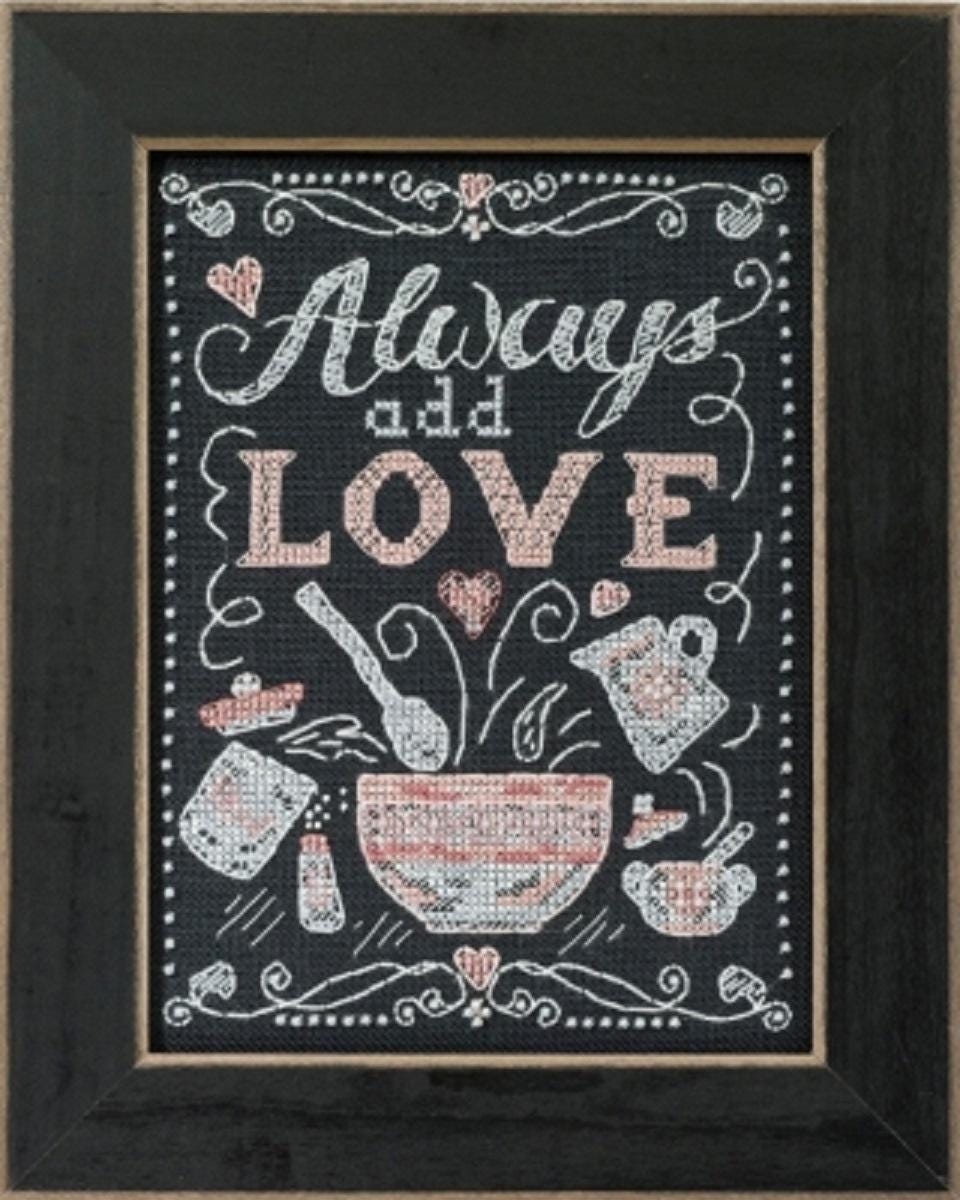 Mill Hill - Chalkboard Quartet - Add Love - Cross Stitch Kit - MH17-1613